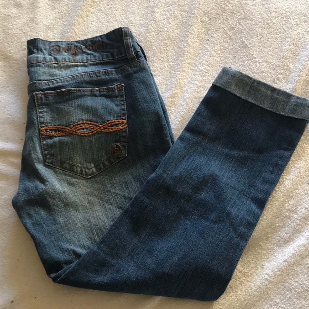 Indigo Rein Cuffed Capris